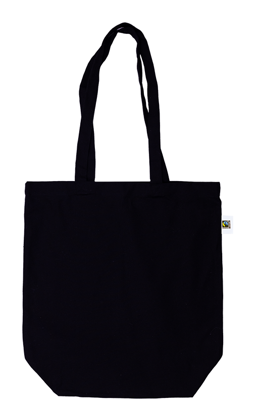 Fairtrade & GOTS Winkeltas | Zwart