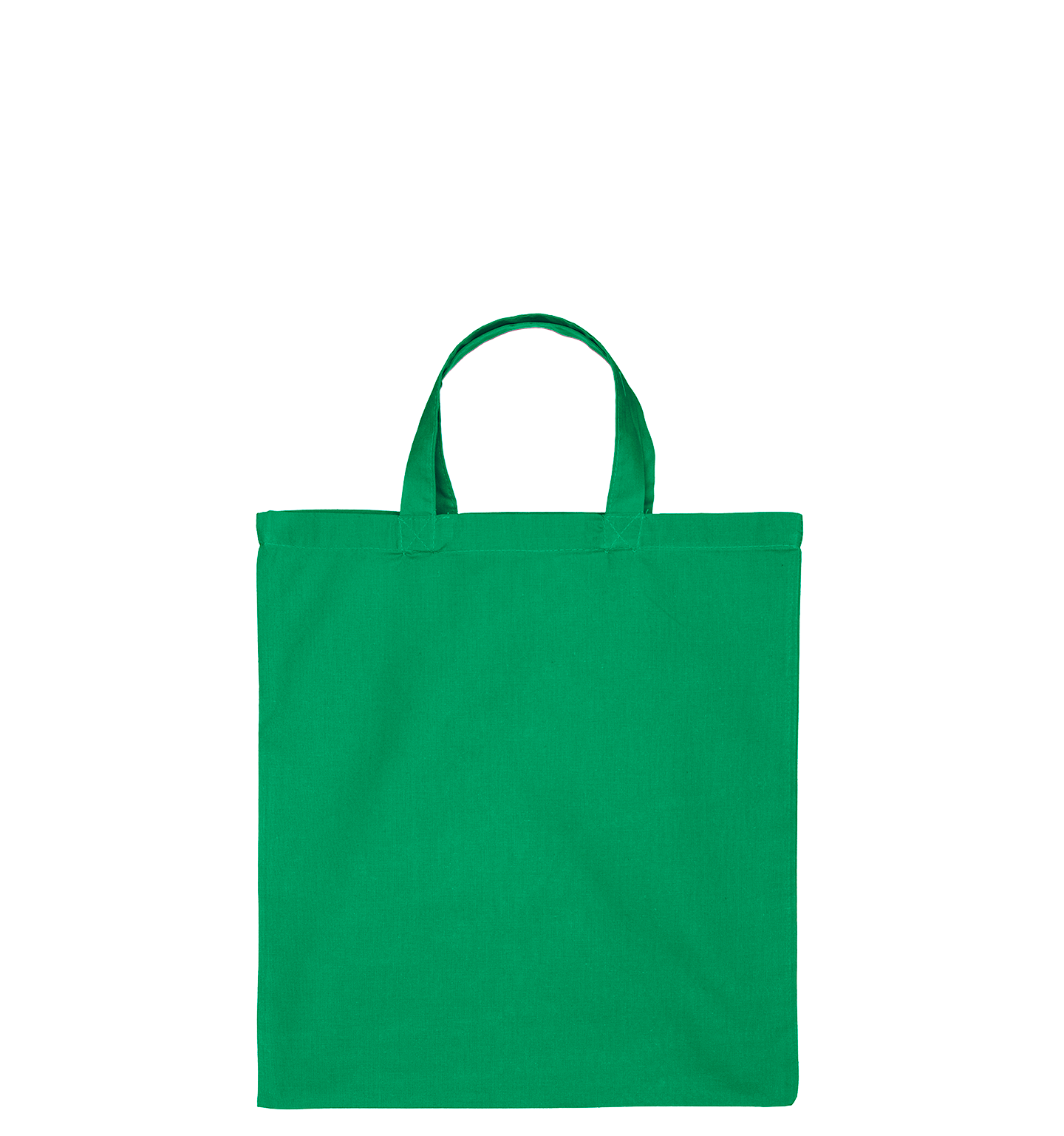 Katoenen draagtas | Korte Hengsels | Groen