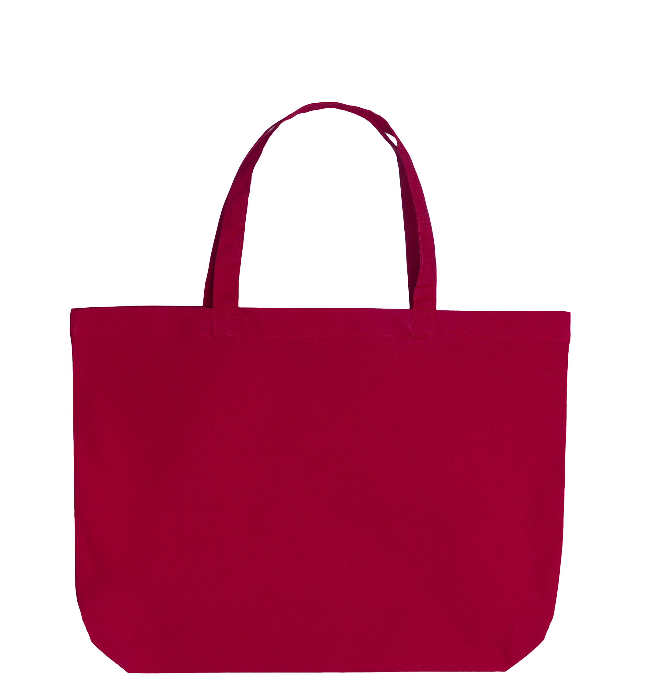Katoenen shopper | Bodem | Rood